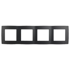 Рамка 4п ЭРА 12-5004-05, антрацит ERA