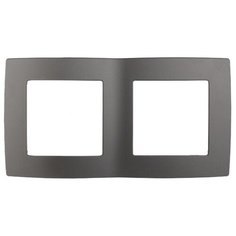 Рамка 2п ЭРА 12-5002-12, графит ERA