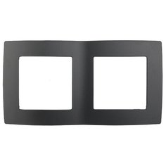 Рамка 2п ЭРА 12-5002-05, антрацит ERA