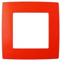 Рамка 1п ЭРА 12-5001-23, красный ERA