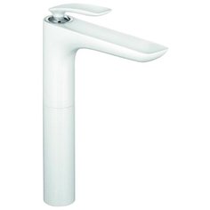 Смеситель для раковины (умывальника) KLUDI Balance 52298 9175 однорычажный двухцветный белый/хром