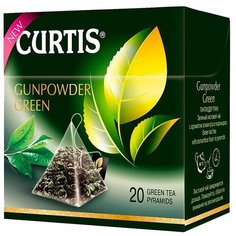 Чай зеленый Curtis Gunpowder Green в пирамидках, 20 шт.