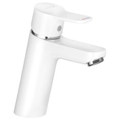 Смеситель для раковины (умывальника) KLUDI Pure&Easy 37292 9165 однорычажный двухцветный белый/хром