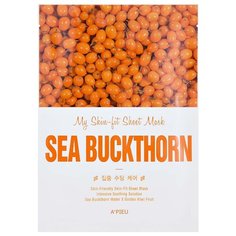 APIEU тканевая маска My Skin-Fit Sheet Mask Sea Buckthorn c экстрактом облепихи, 25 г