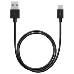 Кабель Deppa Alum USB - microUSB 1.2 м черный