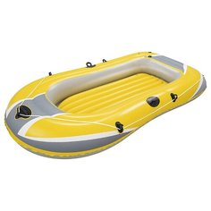 Надувная лодка Bestway Naviga (61064) желтый/серый