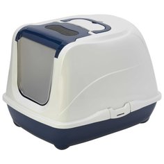 Туалет-домик для кошек Moderna Flip Cat Large 50х39х37 см черника