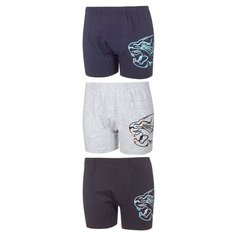 Трусы BAYKAR 3 шт., размер 158/164, серый/темно-синий/черный