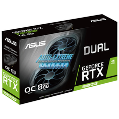 Видеокарта ASUS DUAL GeForce RTX 2080 SUPER 1650MHz PCI-E 3.0 8192MB 15500MHz 256 bit 3xDisplayPort HDMI HDCP EVO OC Retail