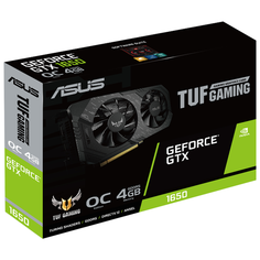 Видеокарта ASUS TUF GeForce GTX 1650 1485MHz PCI-E 3.0 4096MB 8002MHz 128 bit DVI DisplayPort HDMI HDCP GAMING OC Retail
