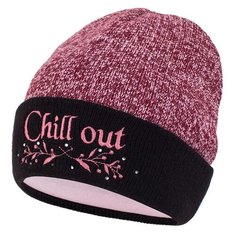 Шапка Fishka размер 54, черный/бордовый