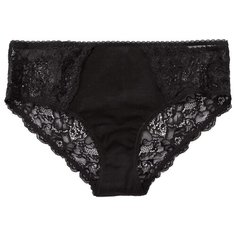 Innamore Трусы Слипы высокой посадки с кружевными вставками Clusia, размер 4, nero