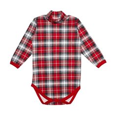 Боди Веселый Малыш размер 80, красный