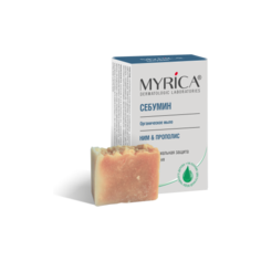 Myrica органическое мыло с маслом ним и прополисом СЕБУМИН, 100 г