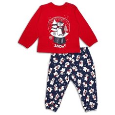 Комплект одежды Веселый Малыш размер 68, красный/синий