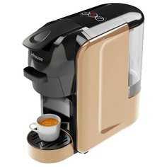 Кофемашина inhouse ICM 1903/1904 бежевый/черный