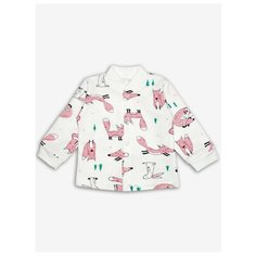 Распашонка Веселый Малыш размер 80, белый