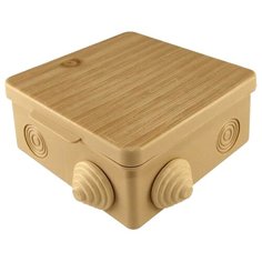 Распределительная коробка TDM ЕLECTRIC SQ1401-0712 наружный монтаж 80x80 мм сосна