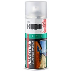 Лак KUDO яхтный универсальный шелковисто-матовый прозрачный 520 мл