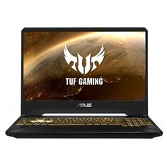 Ноутбук ASUS TUF Gaming FX505DT-AL071T (AMD Ryzen 7 3750H 2300 MHz/15.6"/1920x1080/8GB/512GB SSD/DVD нет/NVIDIA GeForce GTX 1650/Wi-Fi/Bluetooth/Windows 10 Home) 90NR02D1-M07150 черный