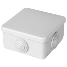 Распределительная коробка STEKKER EBX10-24-44 наружный монтаж 91x91 мм белый