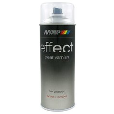 Лак MOTIP Deco effect матовый прозрачный 400 мл