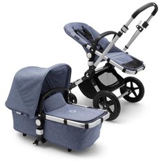 Универсальная коляска Bugaboo Cameleon3 Plus (2 в 1) Alu/Blue Melange/Blue Melange, цвет шасси: серебристый