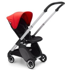 Прогулочная коляска Bugaboo ANT Alu/Black/Neon red, цвет шасси: серебристый
