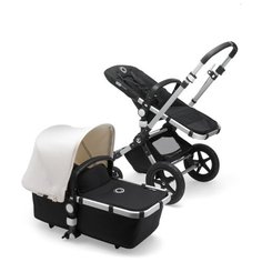 Универсальная коляска Bugaboo Cameleon3 Plus (2 в 1) Alu/Black/Fresh White, цвет шасси: серебристый