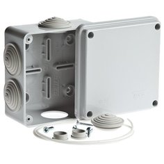 Распределительная коробка RUVinil Tyco 67050 наружный монтаж 100x100 мм серый