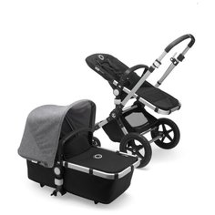 Универсальная коляска Bugaboo Cameleon3 Plus (2 в 1) alu/black/grey melange, цвет шасси: серебристый