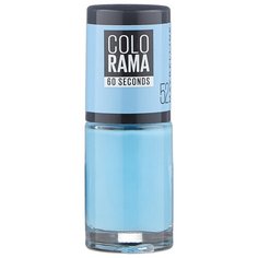 Лак Maybelline Colorama 60 Seconds, 7 мл, оттенок 52 ясное небо