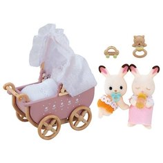 Игровой набор Sylvanian Families Двойняшки в коляске 2206/5018