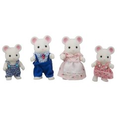 Фигурки Sylvanian Families Семья белых мышей 3111/4121