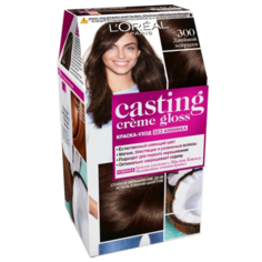 LOreal Paris Casting Creme Gloss стойкая краска-уход для волос, 300, Двойной Эспрессо