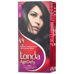 Londa Age Defy стойкая крем-краска для волос, 2/0 черный