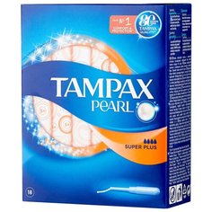 TAMPAX тампоны Pearl Super Plus 18 шт.