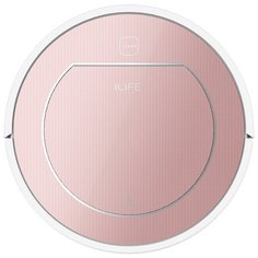 Робот-пылесос iLife V7s Plus белый/розовый