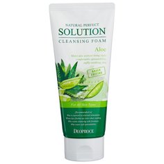 Deoproce пенка для умывания с экстрактом алоэ Natural Perfect Solution, 170 г