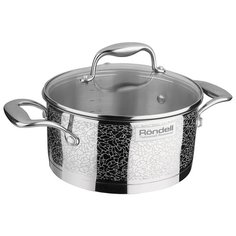 Кастрюля Rondell Vintage 2 л, серебристый