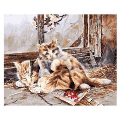 Molly Картина по номерам "На чердаке" 40х50 см (KH0209)