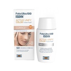 Isdin Тональный флюид Foto Ultra 100 Active Unify Color Fusion Fluid, 50 мл
