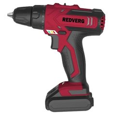 Аккумуляторная дрель-шуруповерт RedVerg RD-SD14L/2Y 25 Н·м красный/черный