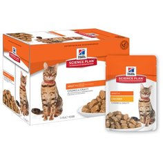 Корм для кошек Hills Science Plan с курицей 12шт. х 85 г (кусочки в соусе)