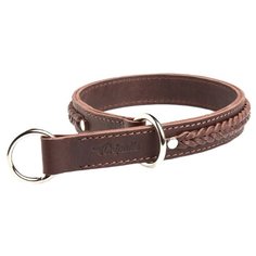 Ошейник-удавка Gripalle Дагер 30-45S, 45 см коричневый