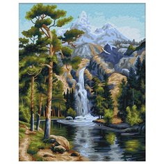 Мосфа Картина по номерам "Горный поток" 40х50 см (7C-0156)