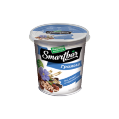 Гранола Smartbar хлопья с семенами льна, кунжута и подсолнечника, стакан, 50 г