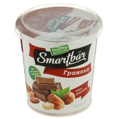 Гранола Smartbar хлопья с орехом и шоколадом, стакан, 50 г