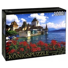 Пазл Рыжий кот Konigspuzzle Замок у воды (КБК1000-6490), 1000 дет.