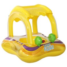 Надувные водные ходунки Intex Baby Float 56581 желтый/фиолетовый/зеленый